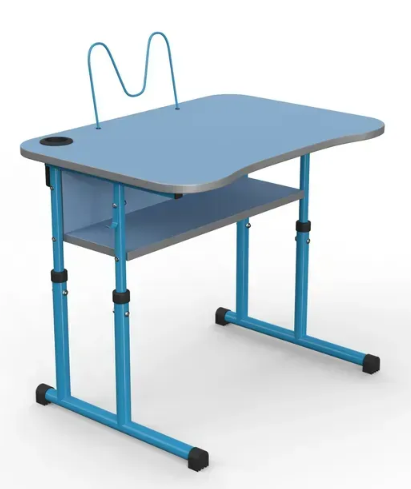 Стіл учнівський Школяр О без полиці /4-7/ 700х585 МФ Вересень.